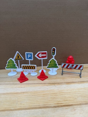 Toy road safety - road, signs