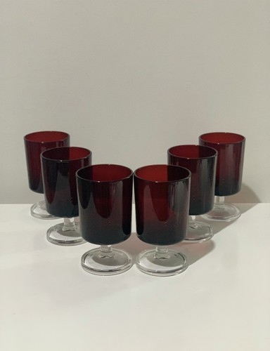 Vintage luminarc france red - vintage,
