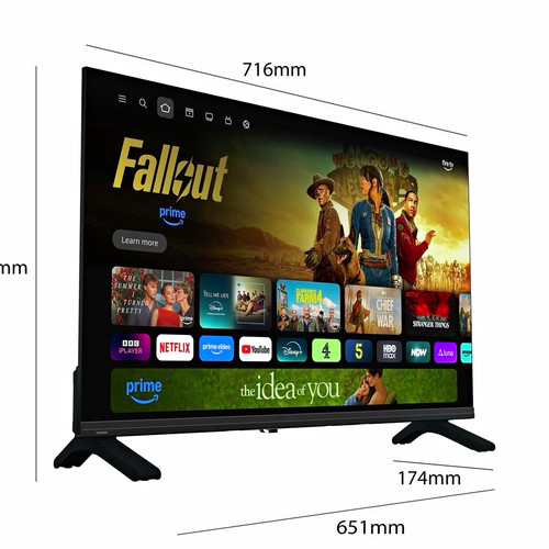 Toshiba 32in ready 720p - tv,