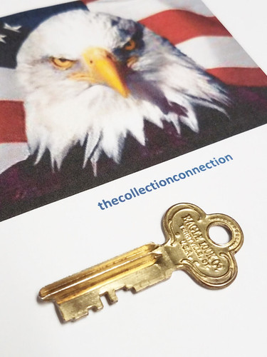 Vtg eagle lock - eagle, key