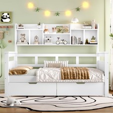 Wooden Kids Bed w/ Storage