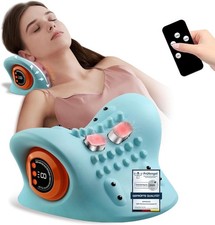 Neck Shoulder Stretcher Cloud Cervical Spine Traction Massage Pillow Pain Relief