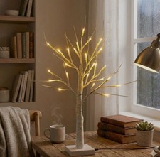 LED Twig Birch Table Tree Light Up Branch Lights Desktop Dinner Lamp Warm