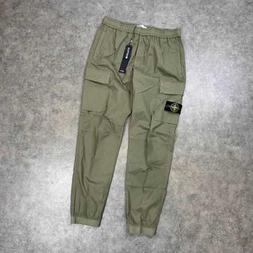 Stone island khaki - tela, cotton