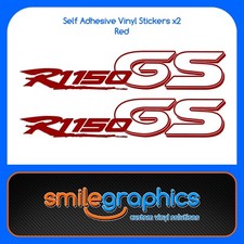 BMW R1150GS Tank Decals. Red