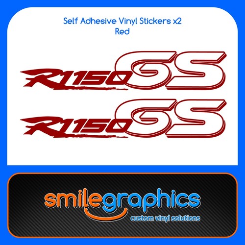 Bmw r1150gs tank decals red - bmw,