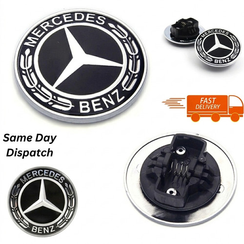 Mercedes benz black wreath - mercedes-benz,