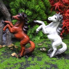Simulation Pony Statue Ornaments Sculptures Horse Figurine for Garden Decor