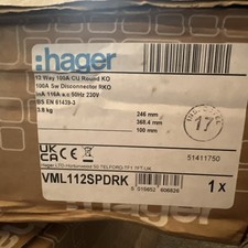 Hager VML112SPDRK 12way