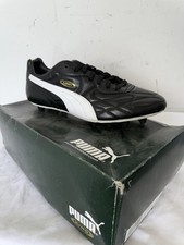 Puma King Top DI FG Football Boots uk 11.5 brand new in box   Black White Gold