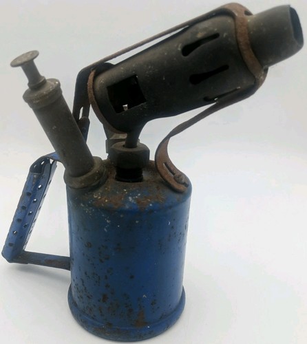Vintage paraffin torch blue - paraffin,