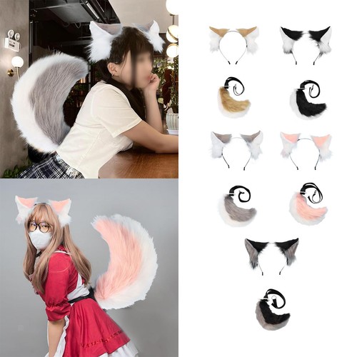 Fox ears and large tail - ears,