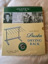 NIB Fante's Beechwood Collapsable Pasta Drying Rack Italy Box not perfect