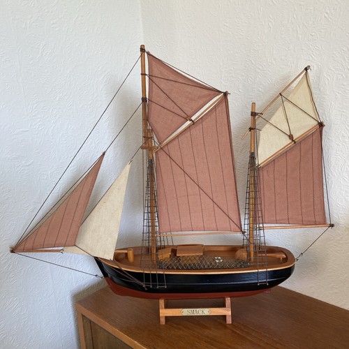 Vintage brixham trawler model - brixham,