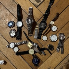 BULK LOT OF 17 WATCHES Spares Or Repairs Missing Parts Please Study Photos