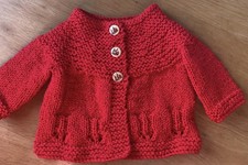 Hand made hand knitted new