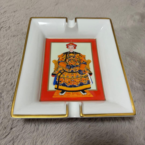 Hermès porcelain ashtray - hermès,