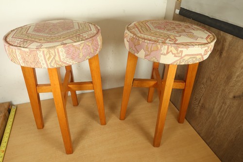 Vintage pair low table - pair,