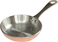 Chabrias Ltd Mini Copper Saucepan/Frying Pan – 10cm x 2cm, Premium Cookware