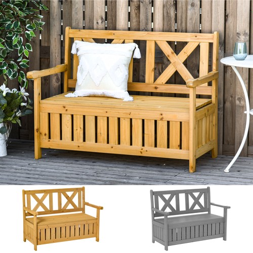 Seater garden storage - garden, bench