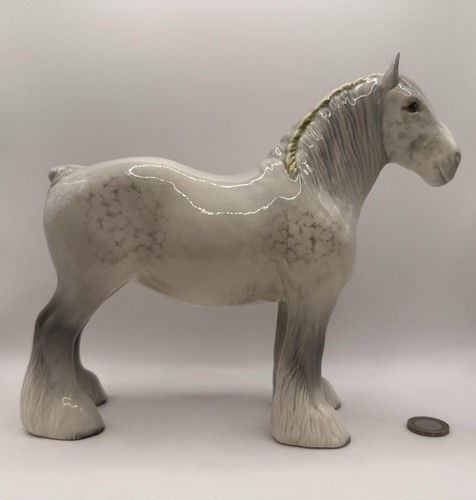 Beswick dapple grey shire mare - grey,