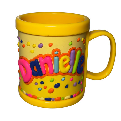 Vintage child yellow name - child's,