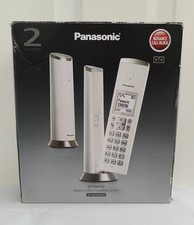 PANASONIC KX-TGK222 Cordless Phone with Answering System x2 Opened Never Used