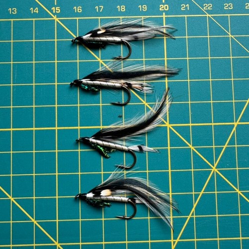 Set vintage salmon flies - set,