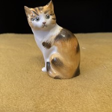 Vintage Ceramic Cat Figure by