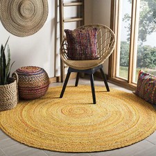 Rug Cotton  Round Handmade