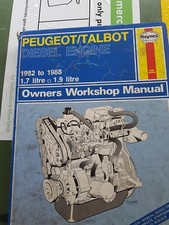 Peugeot / Talbot Diesel Engine