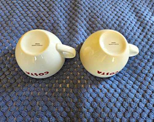 Costa white ceramic coffee - costa,