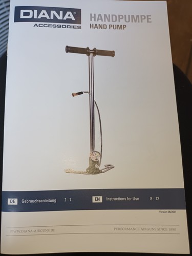 Pcp hand pump diana with - pump,