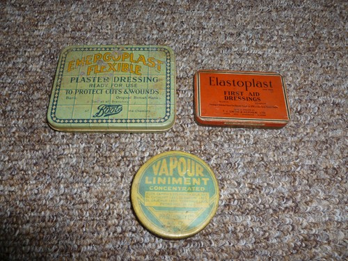 Vintage small tins rare - tins,
