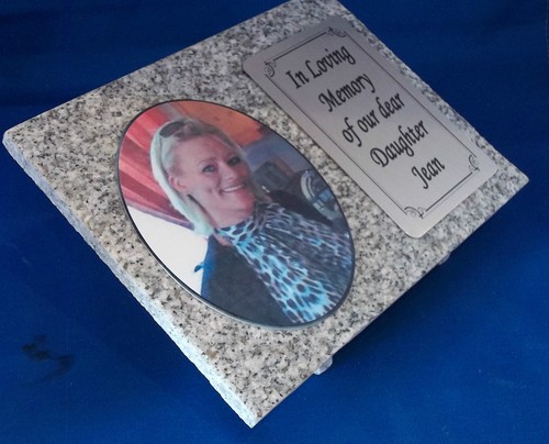 Personalised grey granite - grey,
