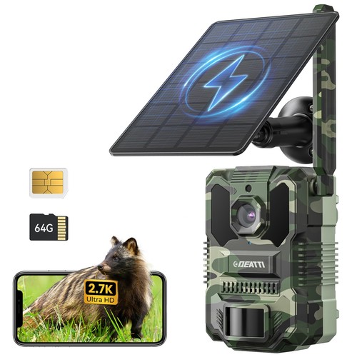 Solar trail camera - trail, 4k