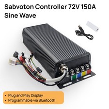 72V Sabvoton 150A BLDC Controller Stealth Bomber SVMC72150 V2 Programable