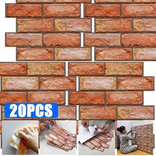 Stone Brick Effect PVC Plastic