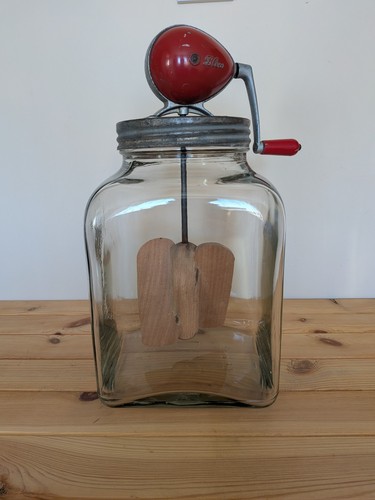 Vintage blow butter churn - blow,