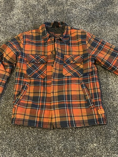 Superdry padded check jacket - superdry,