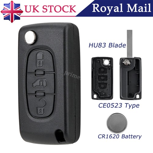 Button flip key fob case - key,