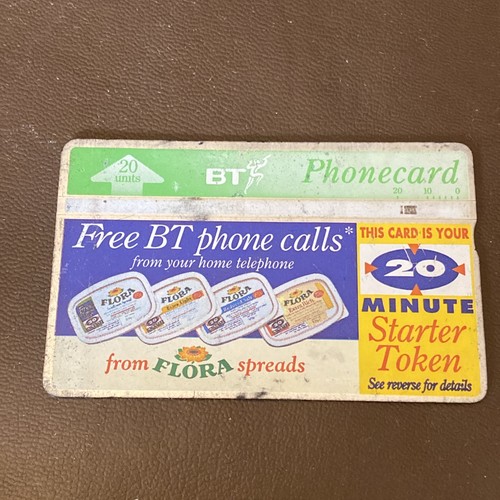 Vintage retro phone card - vintage, bt