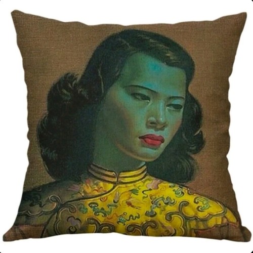 New chinese girl - chinese, print