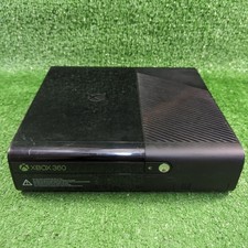 Microsoft Xbox 360 E Black Console Only - Tested Reset 250gb