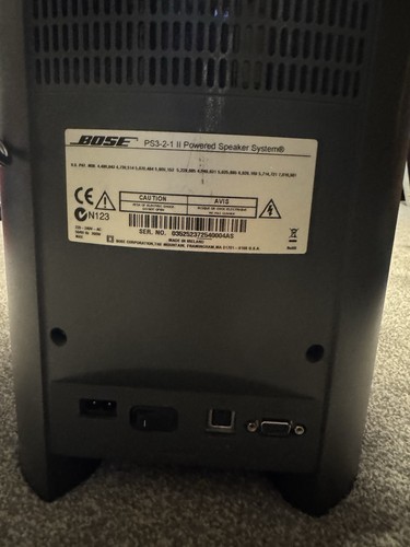 Bose speaker series ii - 3-2-1,