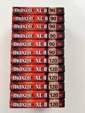 12 MAXELL XL II Blank Audio