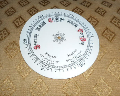 New barometer aneroid dial - barometer,