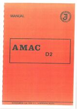 Amac Potato Harvester D2 Operators Manual