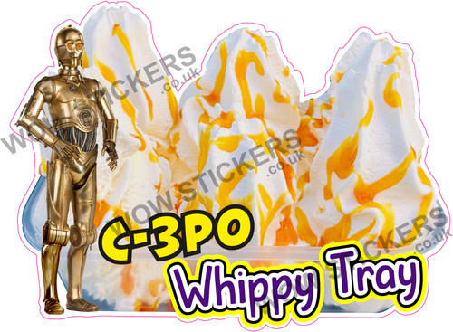Ice cream van sticker - , star