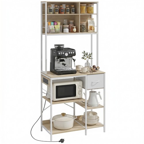 Homcom kitchen bakers rack - bakers,